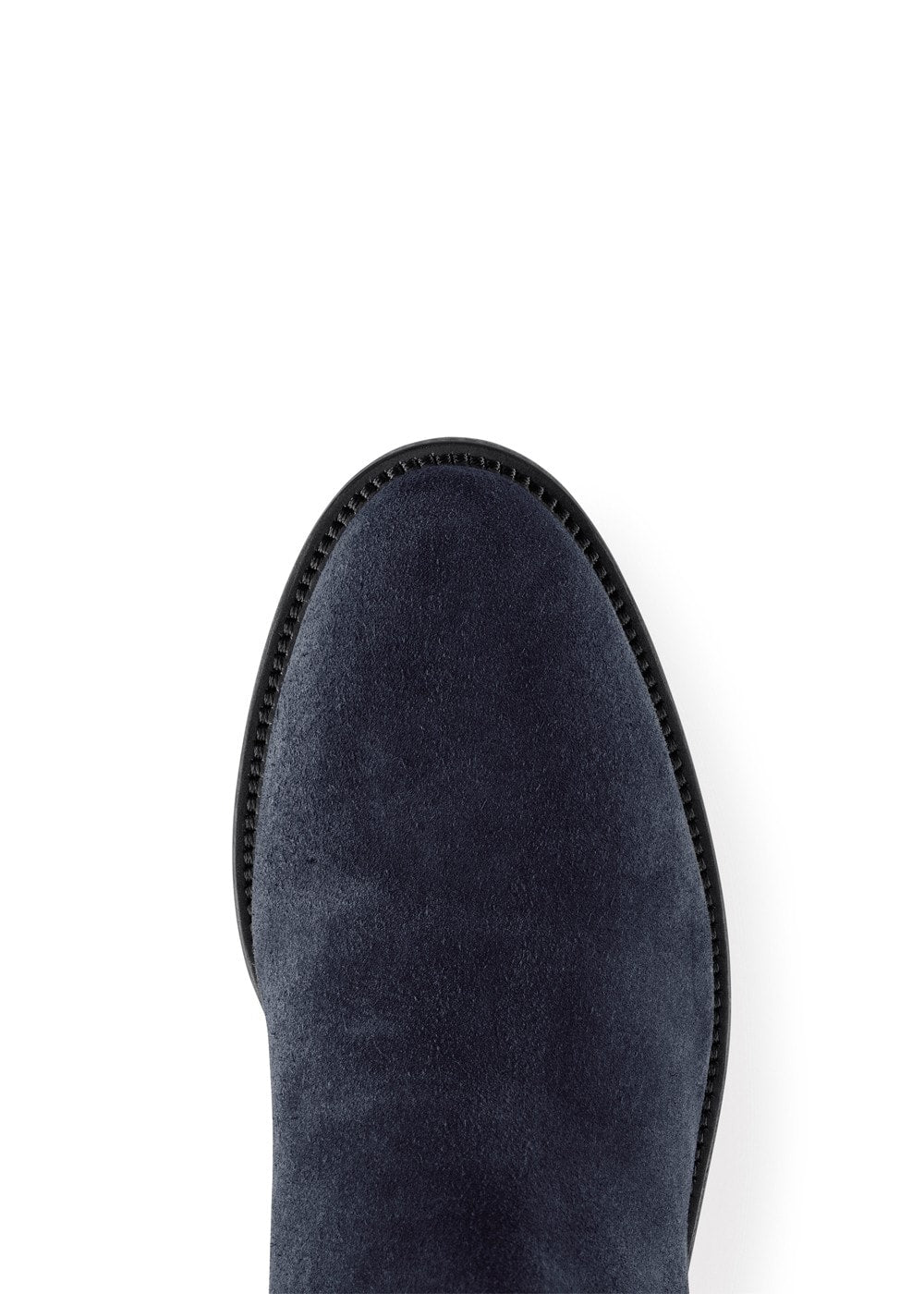 Suede Regina Heeled Sporting Fit Boots - Navy - 6