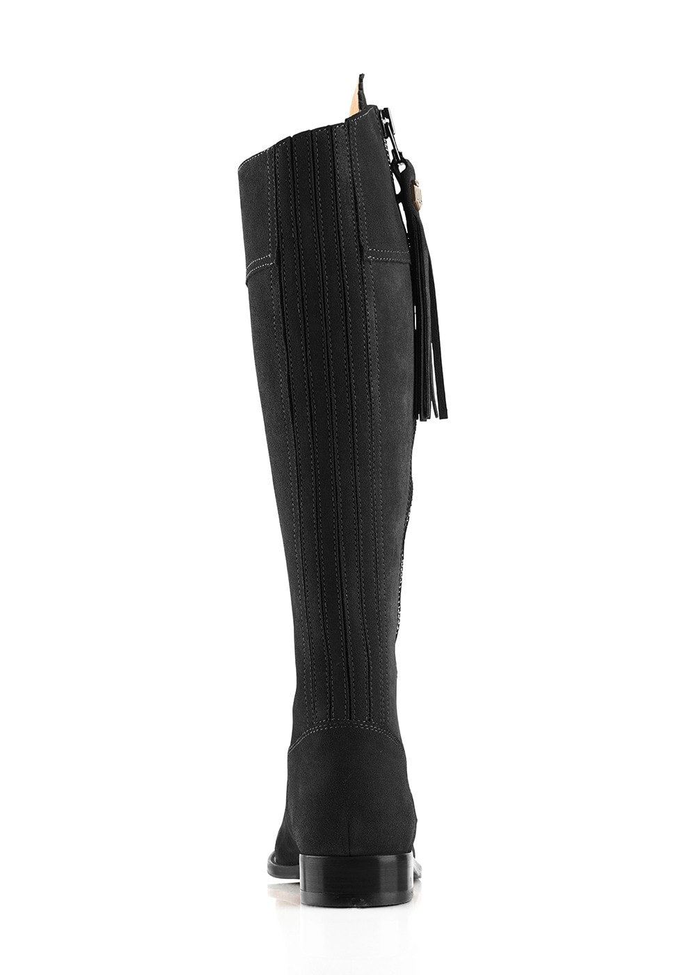 Suede Regina Boots - Black - 4