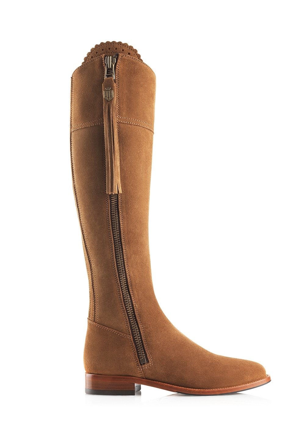 Suede Regina Boots - Tan - 3