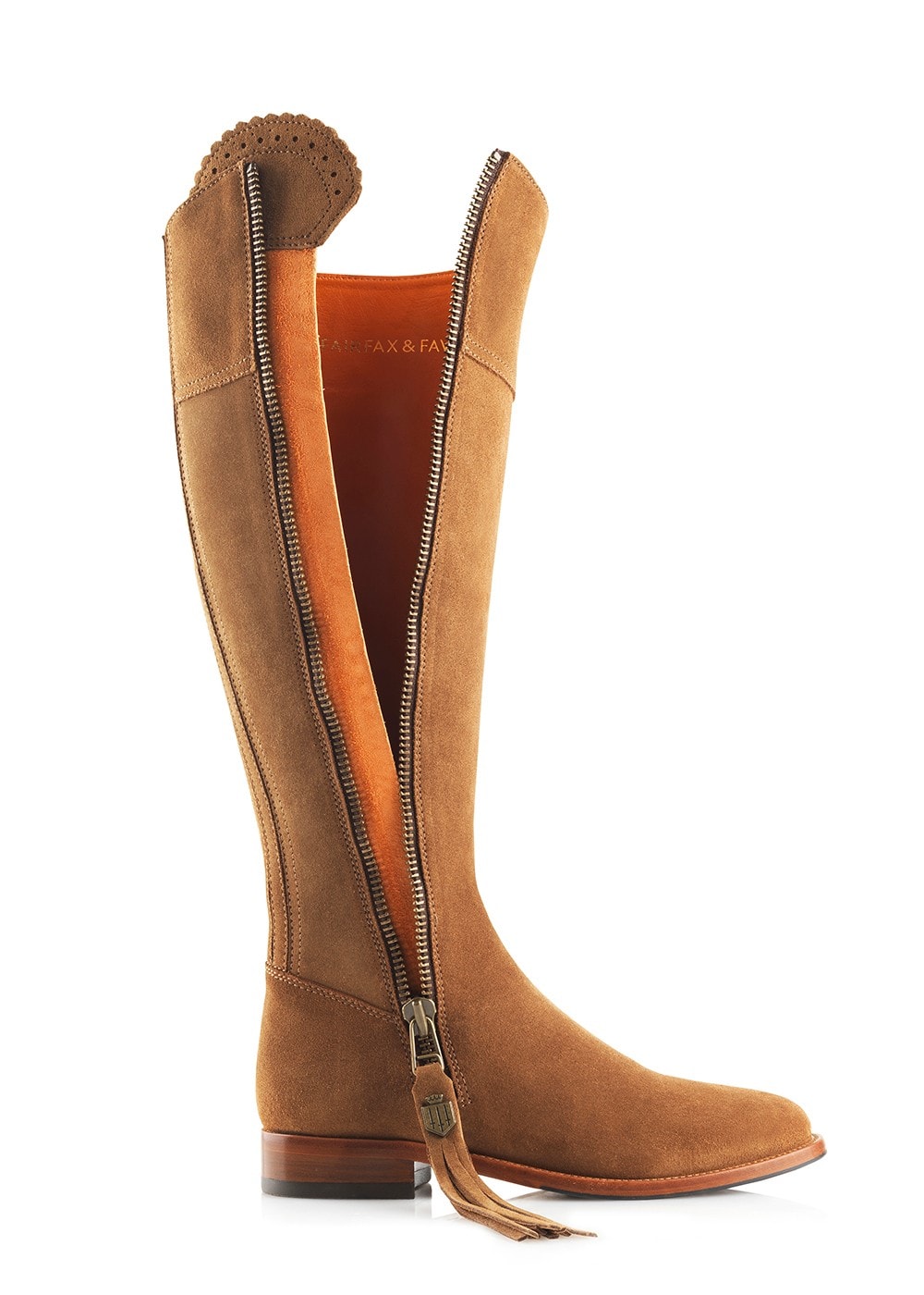 Suede Regina Boots - Tan - 4