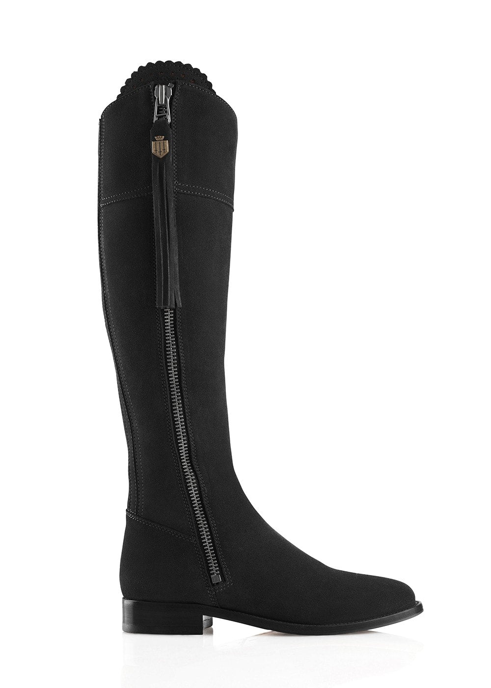 Suede Regina Boots - Black - 2