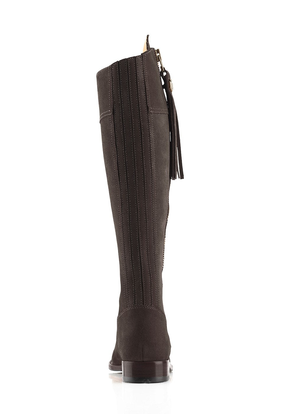 Suede Regina Boots - Chocolate - 4