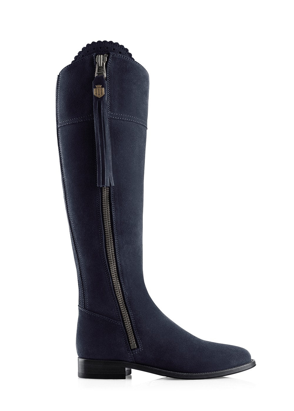 Suede Regina Sporting Fit Boots - Navy - 2