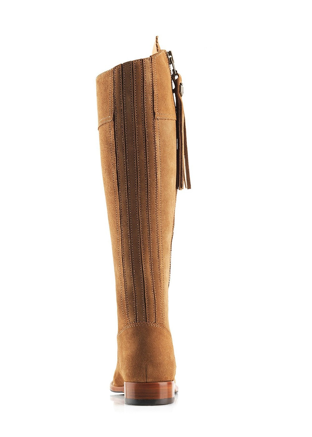 Suede Regina Sporting Fit Boots - Tan - 4