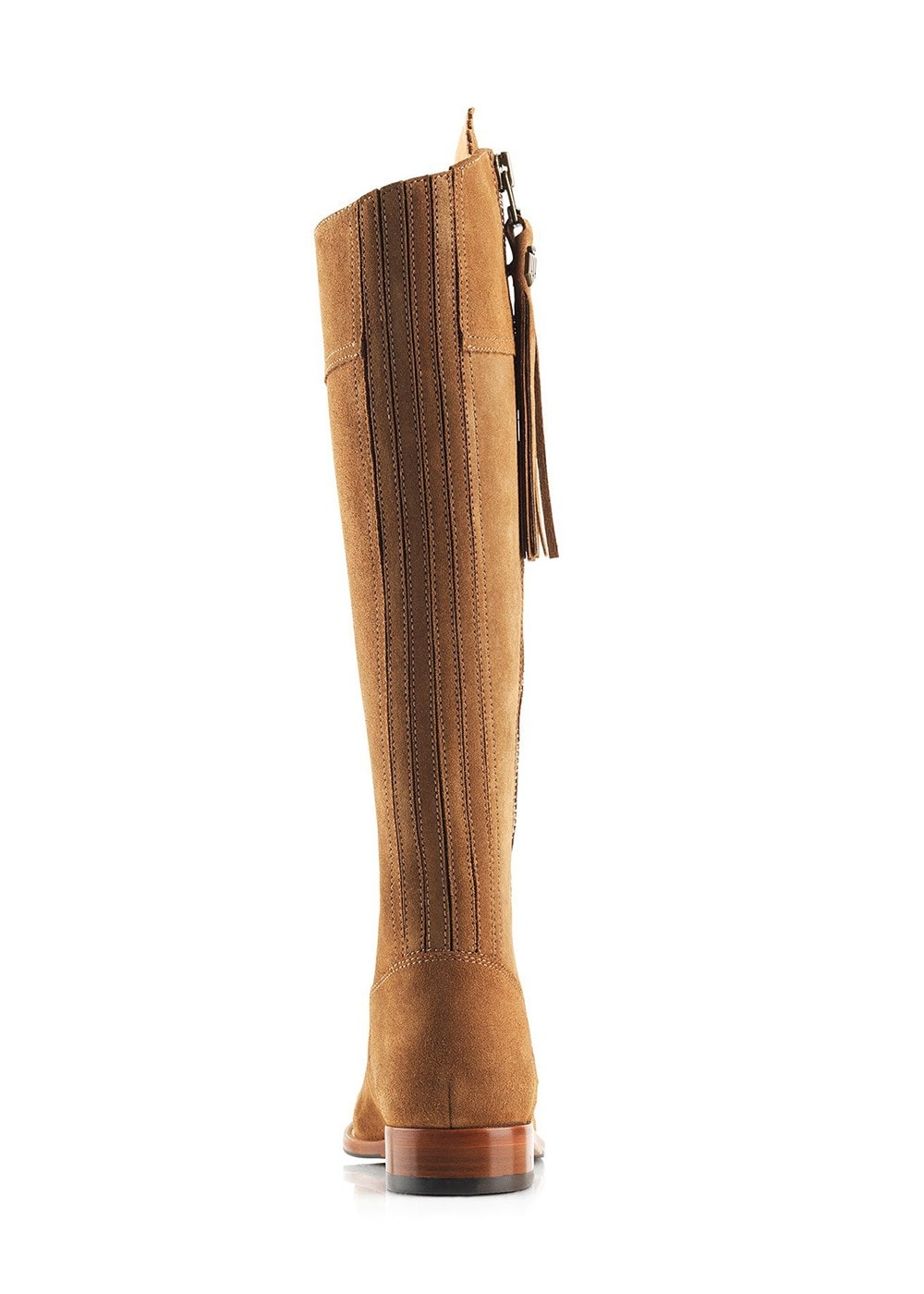 Suede Regina Narrow Fit Boots - Tan - 4