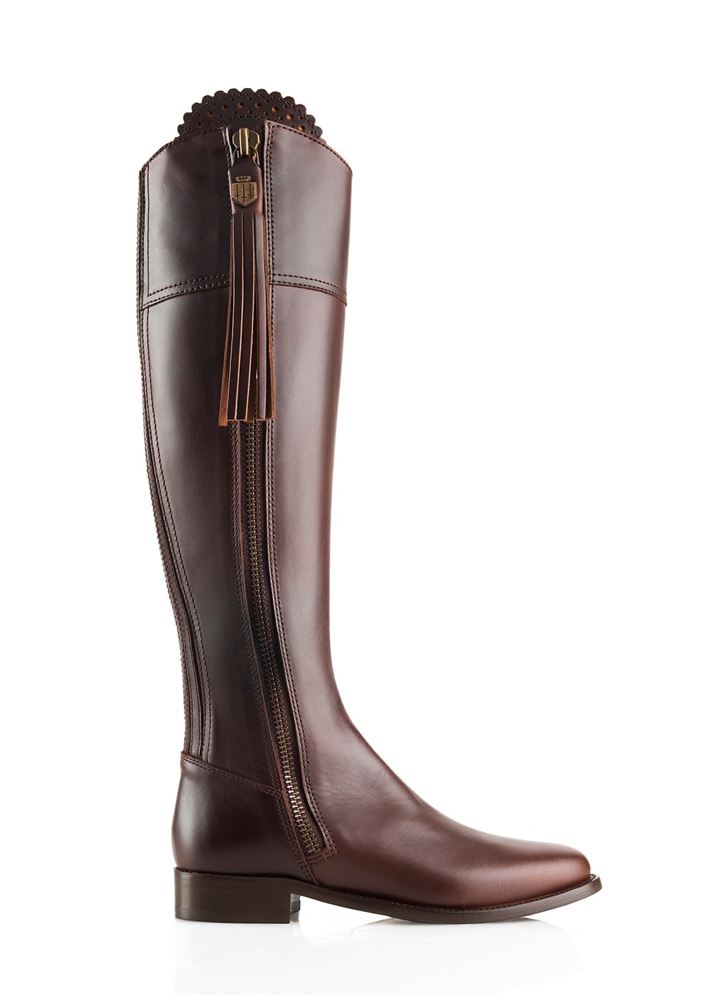 Leather Regina Boots - Mahogany - 2