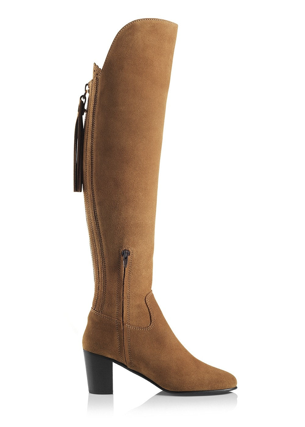 Amira Heeled Boots - Tan - 3