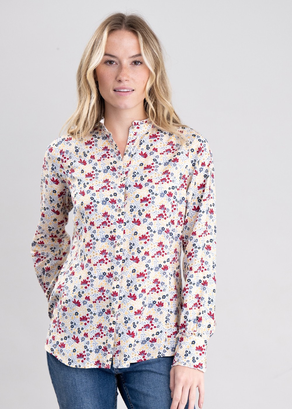 Clarion Blouse - Mod Floral - 4