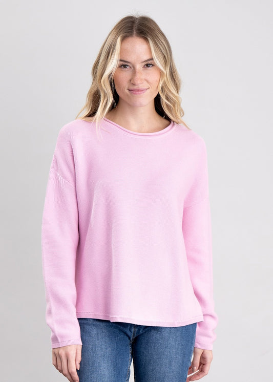 Marine Knitted Jumper - Mallow Pink - 1