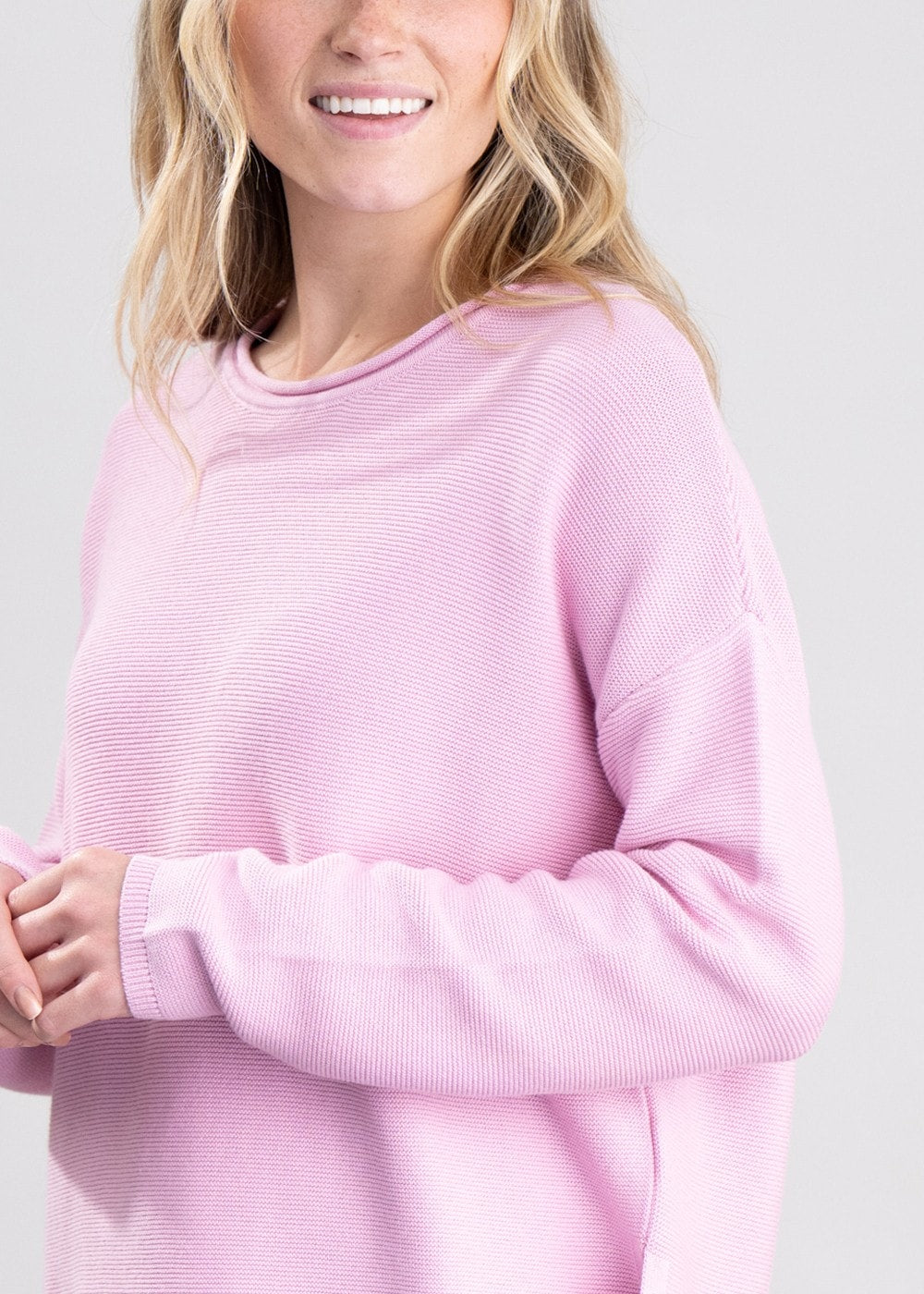 Marine Knitted Jumper - Mallow Pink - 4