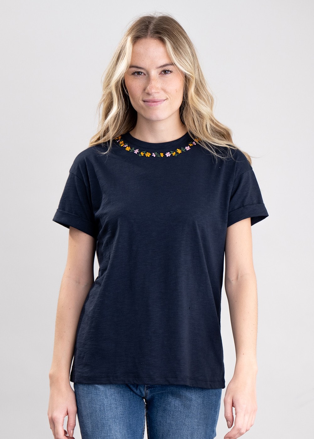 Longfield T-Shirt - Navy - 1