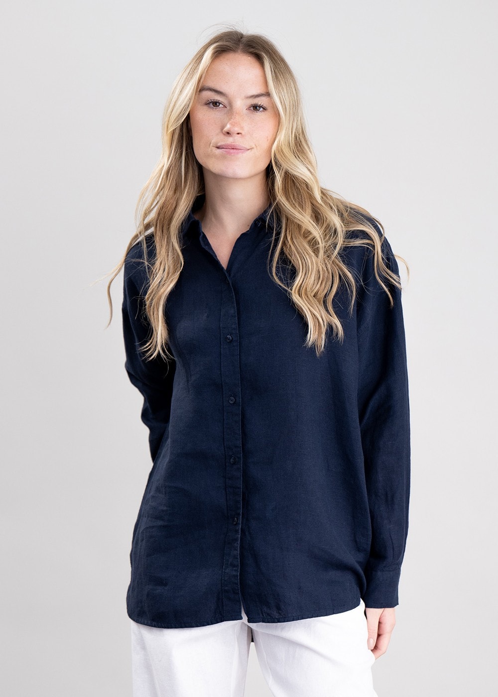 Hampton Shirt - Navy - 1