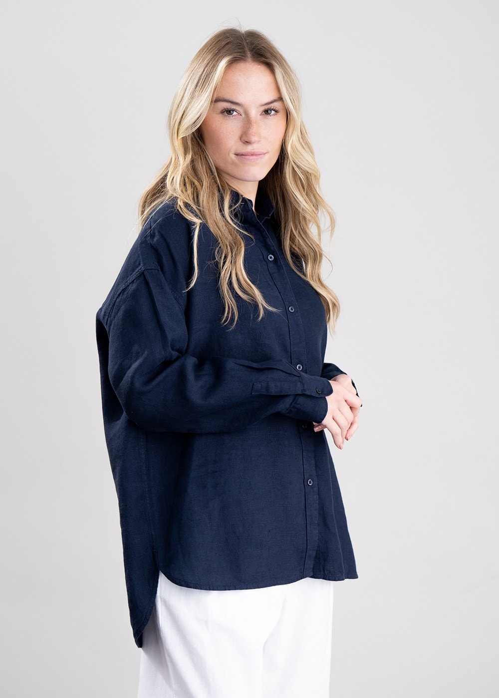 Hampton Shirt - Navy - 3