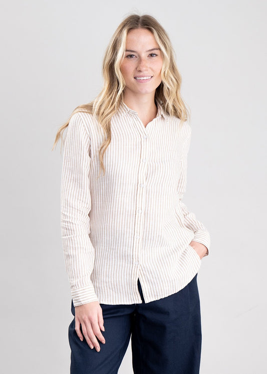 Marine Shirt - Tannin Stripe - 1