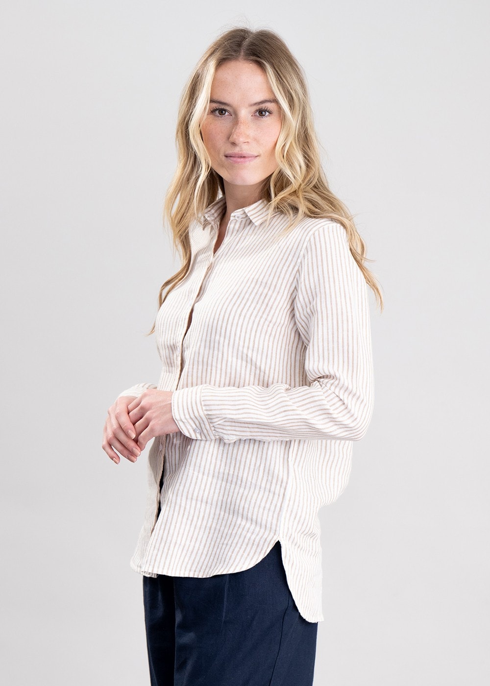 Marine Shirt - Tannin Stripe - 3