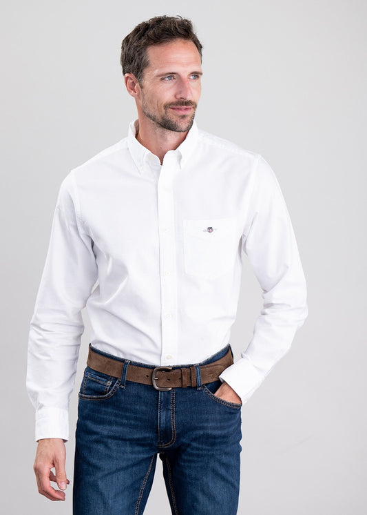 Oxford Shirt - White - 1