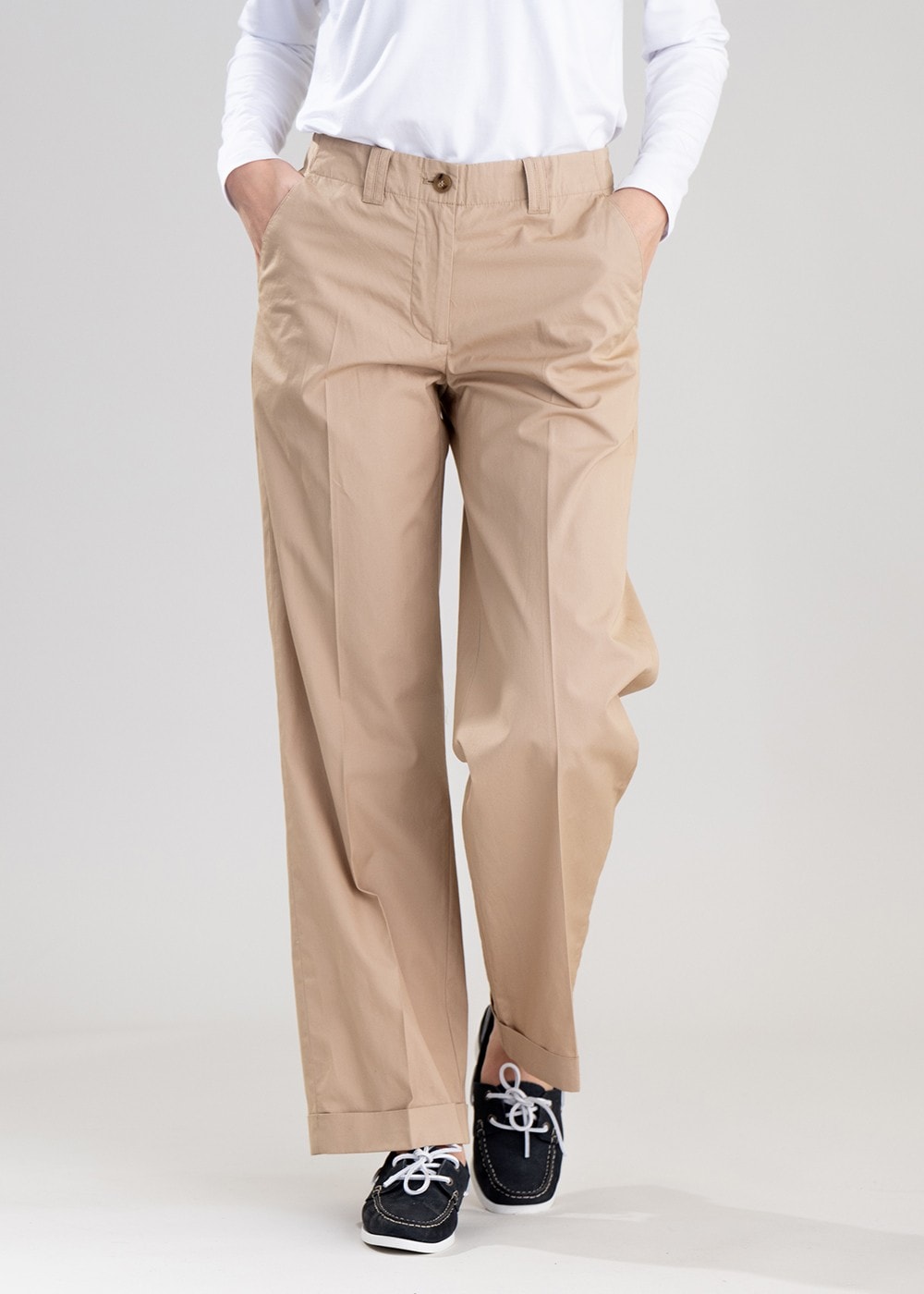 Lightweight Chinos - Dark Khaki - 1