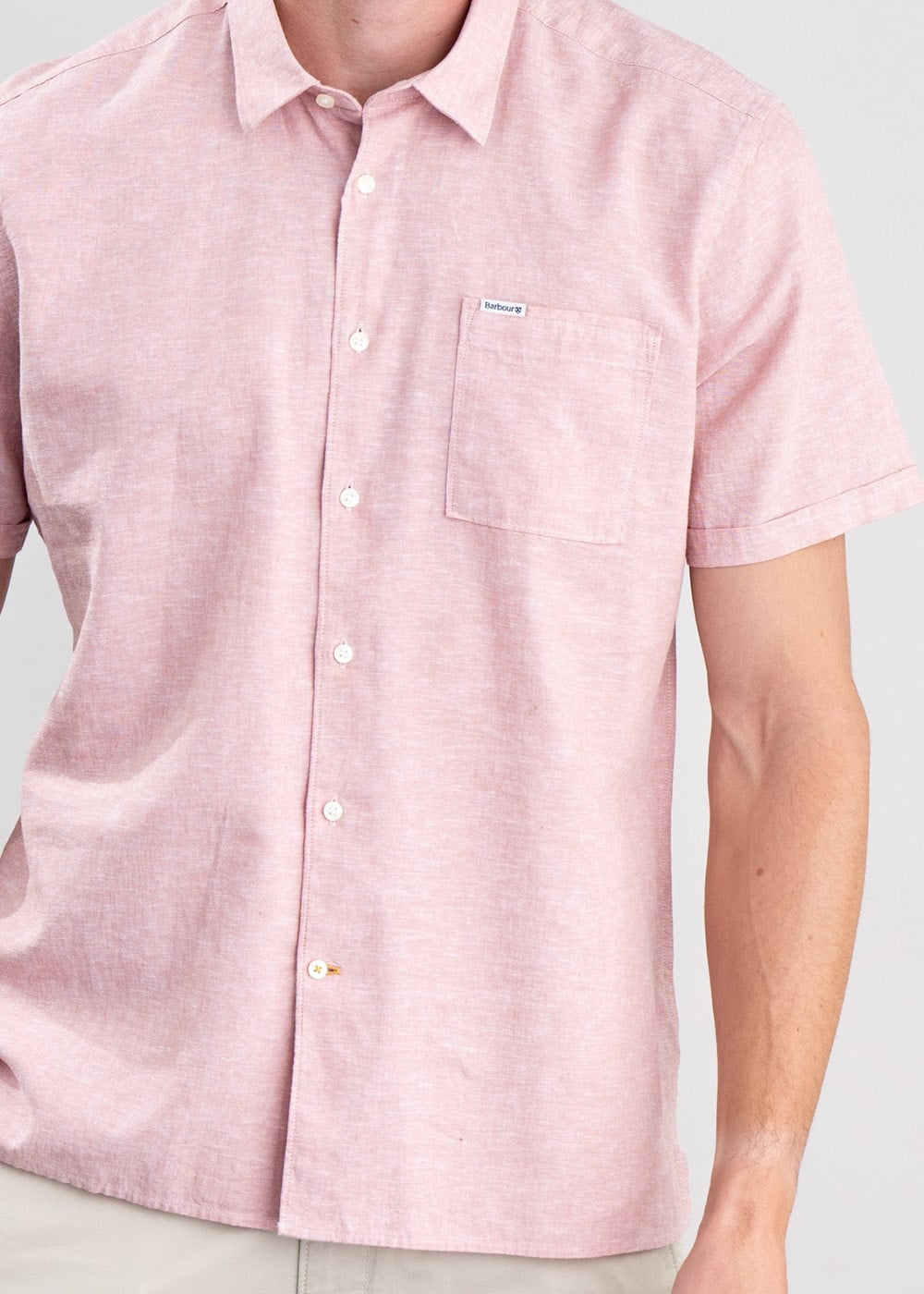 Nelson Short Sleeved Summer Shirt - Pink Clay - 5