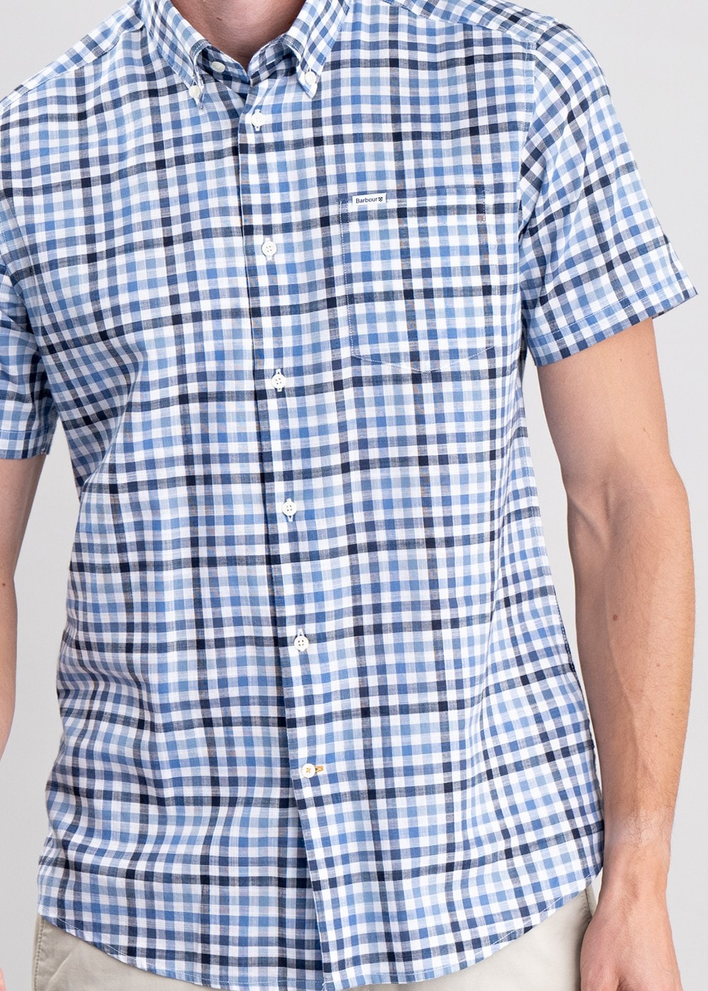 Kinson Short Sleeved Shirt - Navy - 5