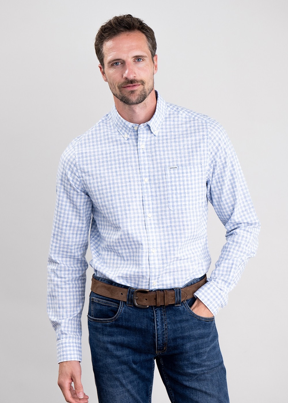 Kanehill Tailored Shirt - Sky - 1