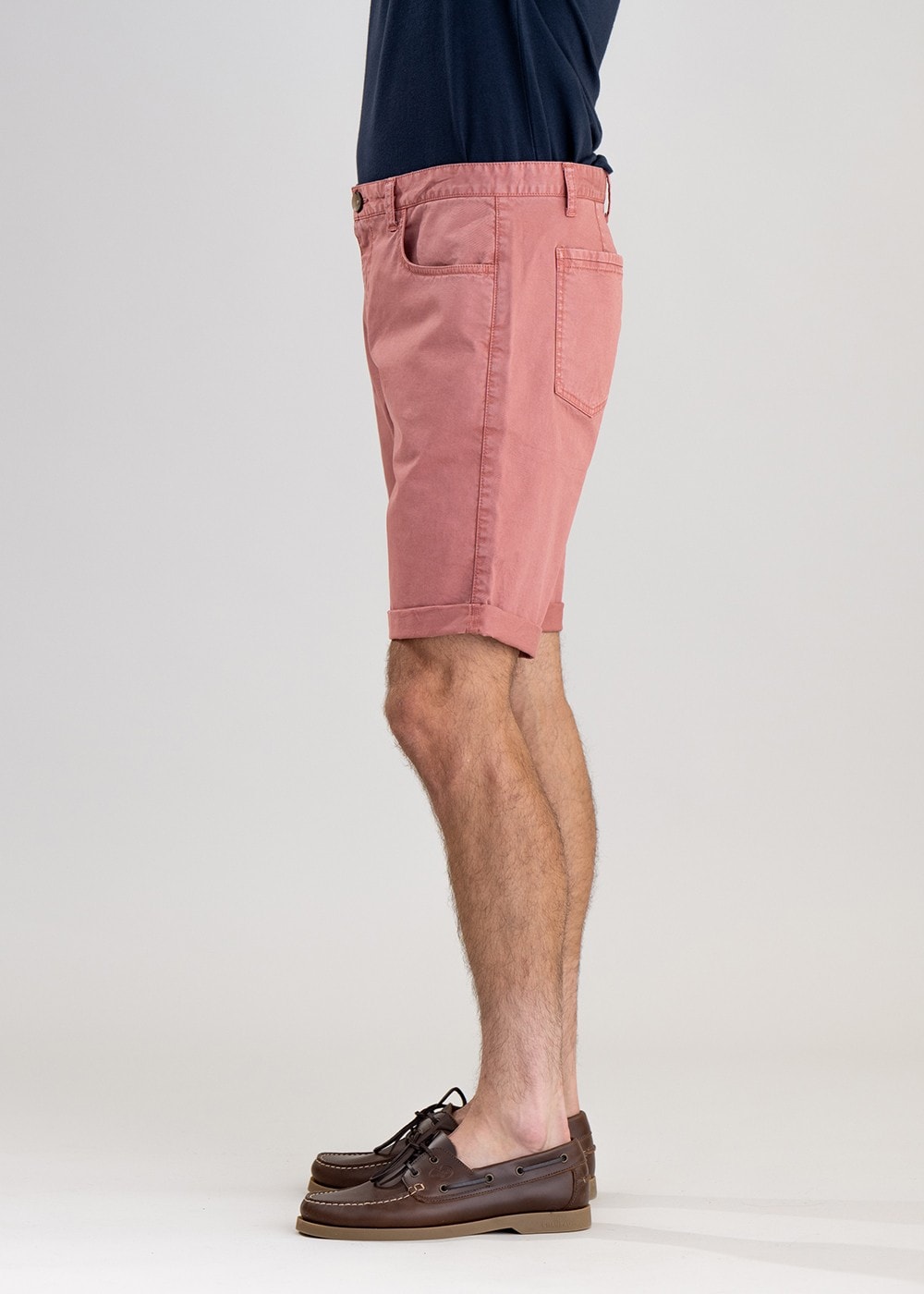 Overdyed Twill Shorts - Pink Clay - 2