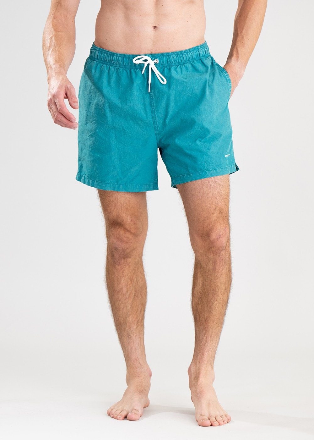 Sunfaded Swim Shorts - Ocean Turquoise - 1