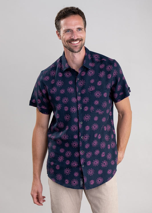 Jacobs River Shirt - Navy - 1