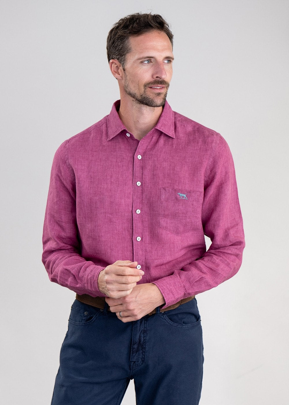 Coromandel Shirt - Berry - 3