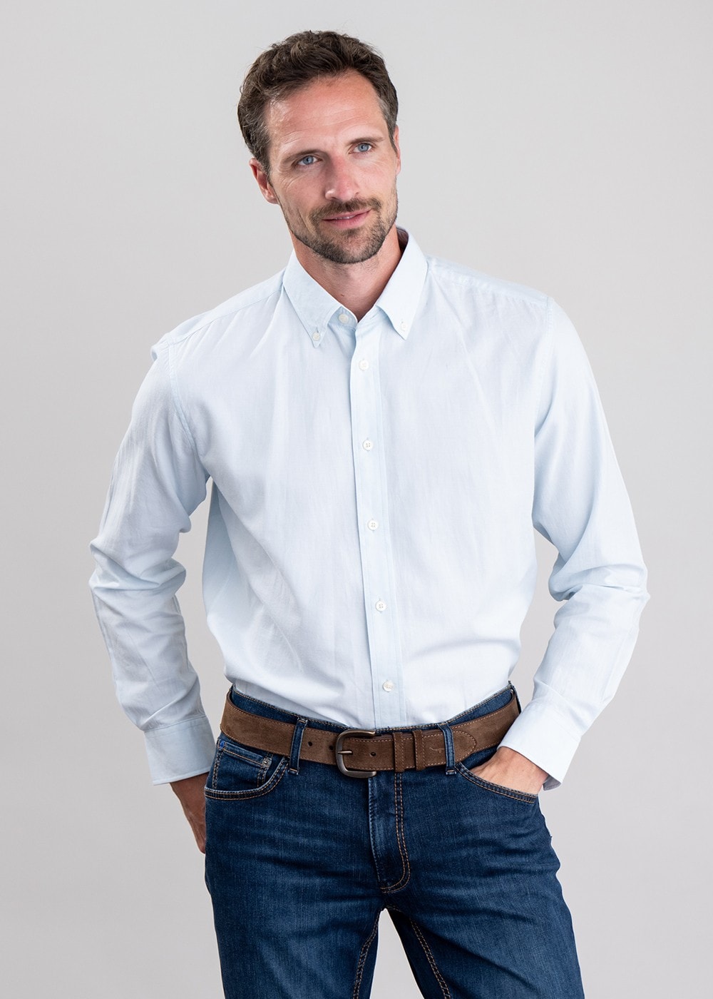 Titchwell Tailored Shirt - Pale Blue - 2