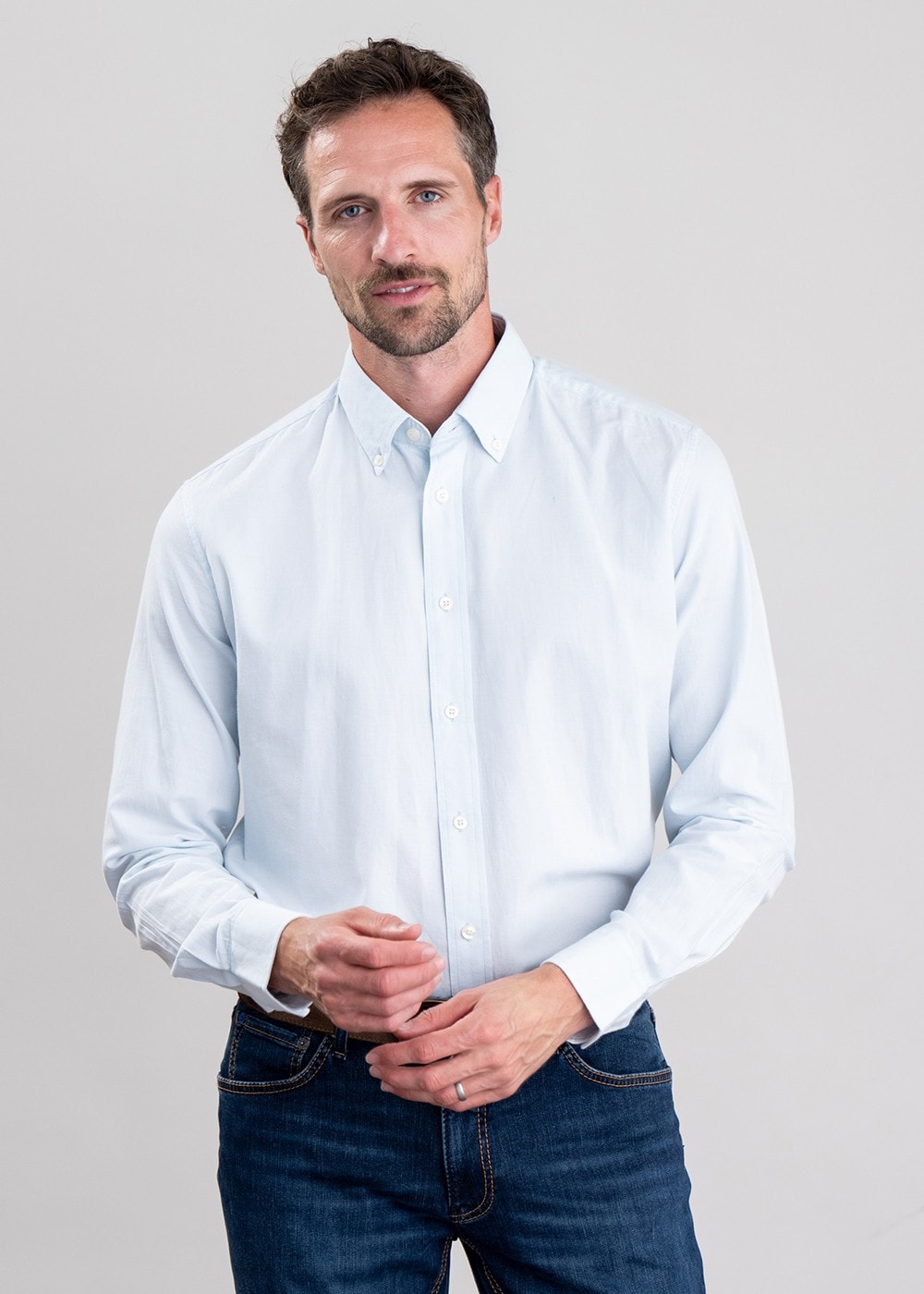 Titchwell Tailored Shirt - Pale Blue - 3