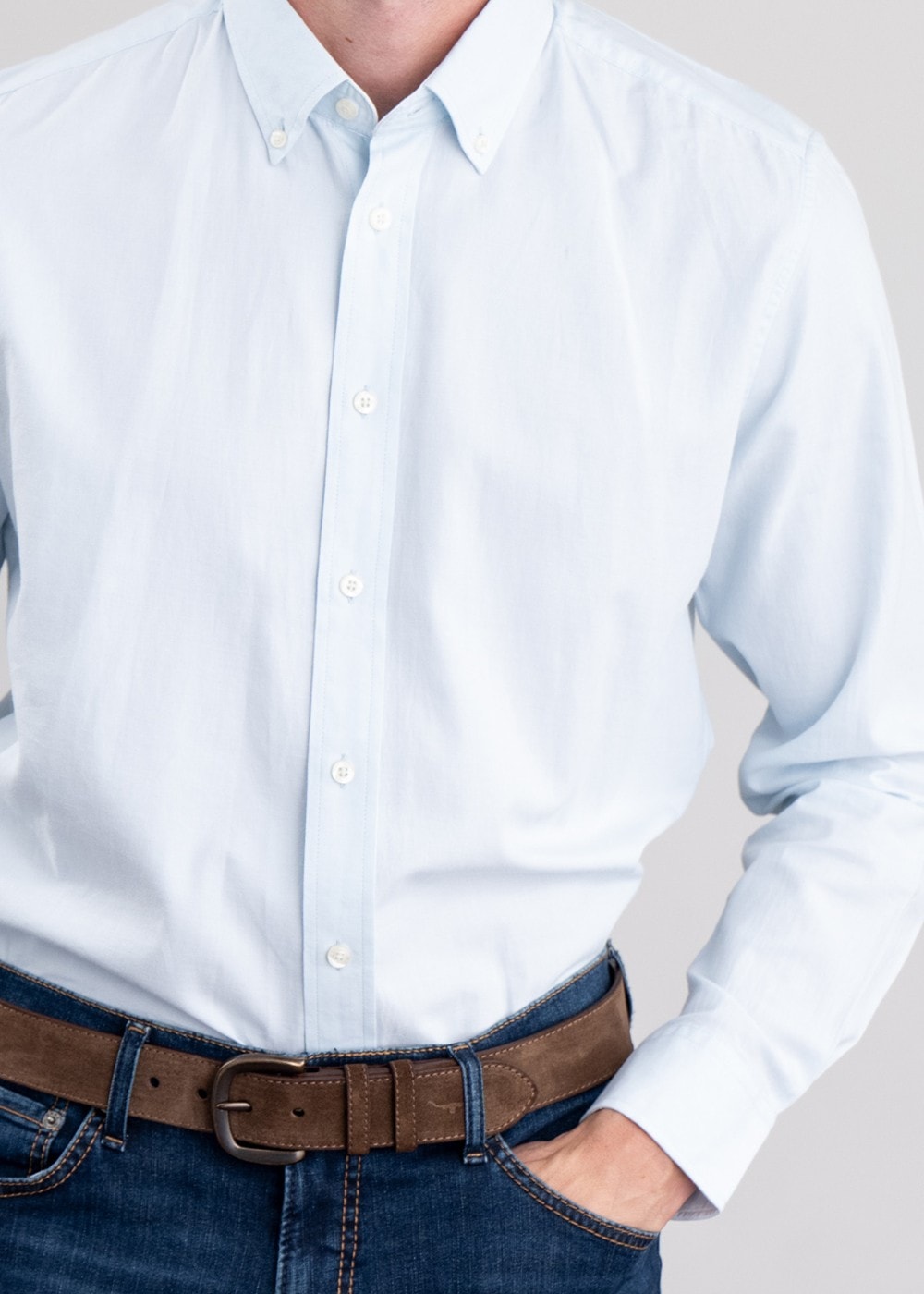 Titchwell Tailored Shirt - Pale Blue - 4