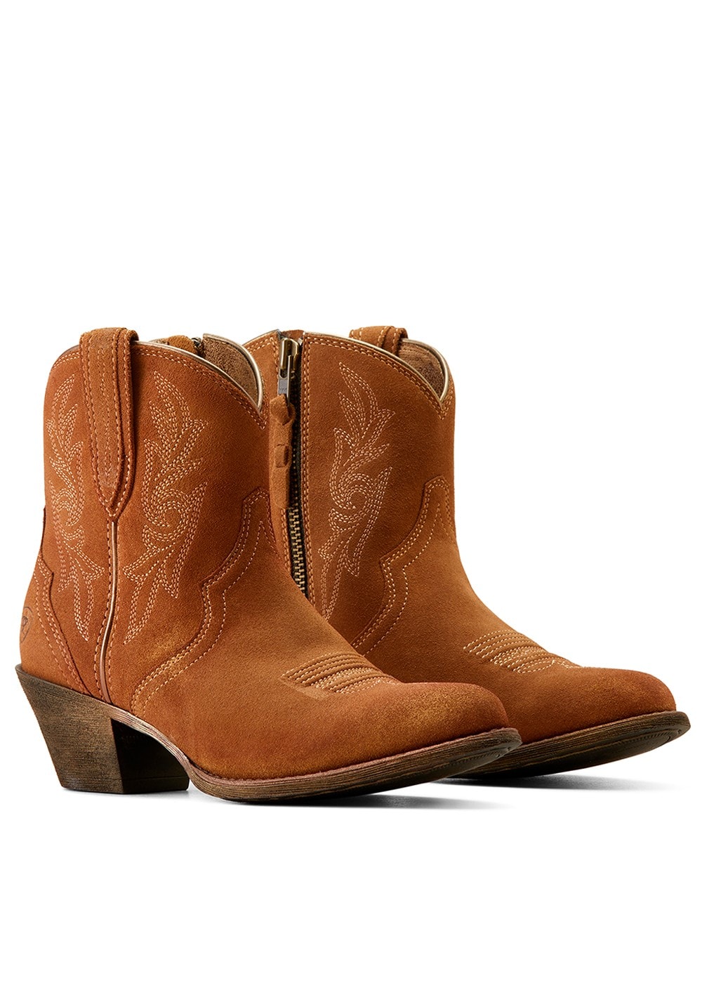 Harlan Western Boots - Walnut Suede - 1