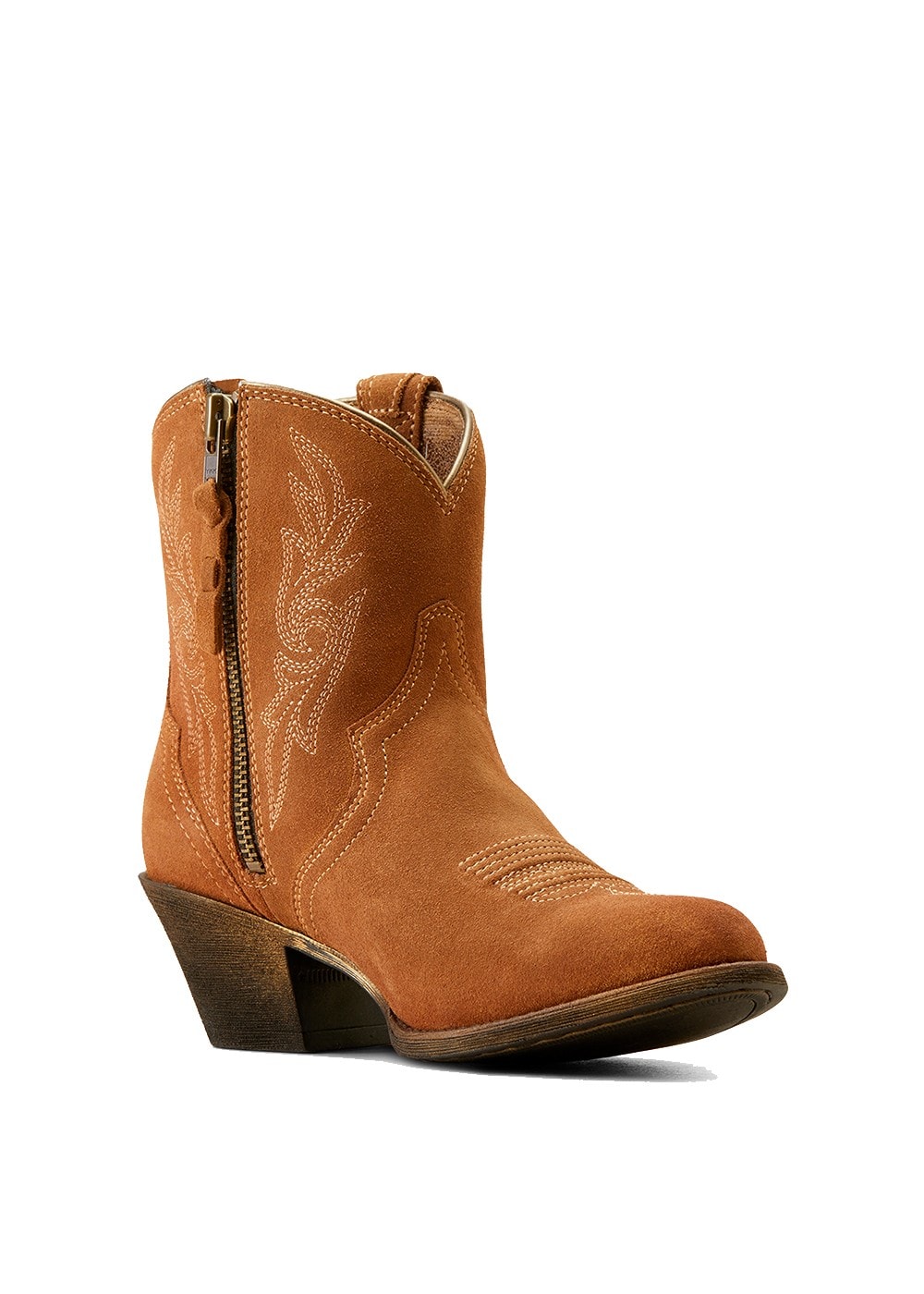 Harlan Western Boots - Walnut Suede - 4