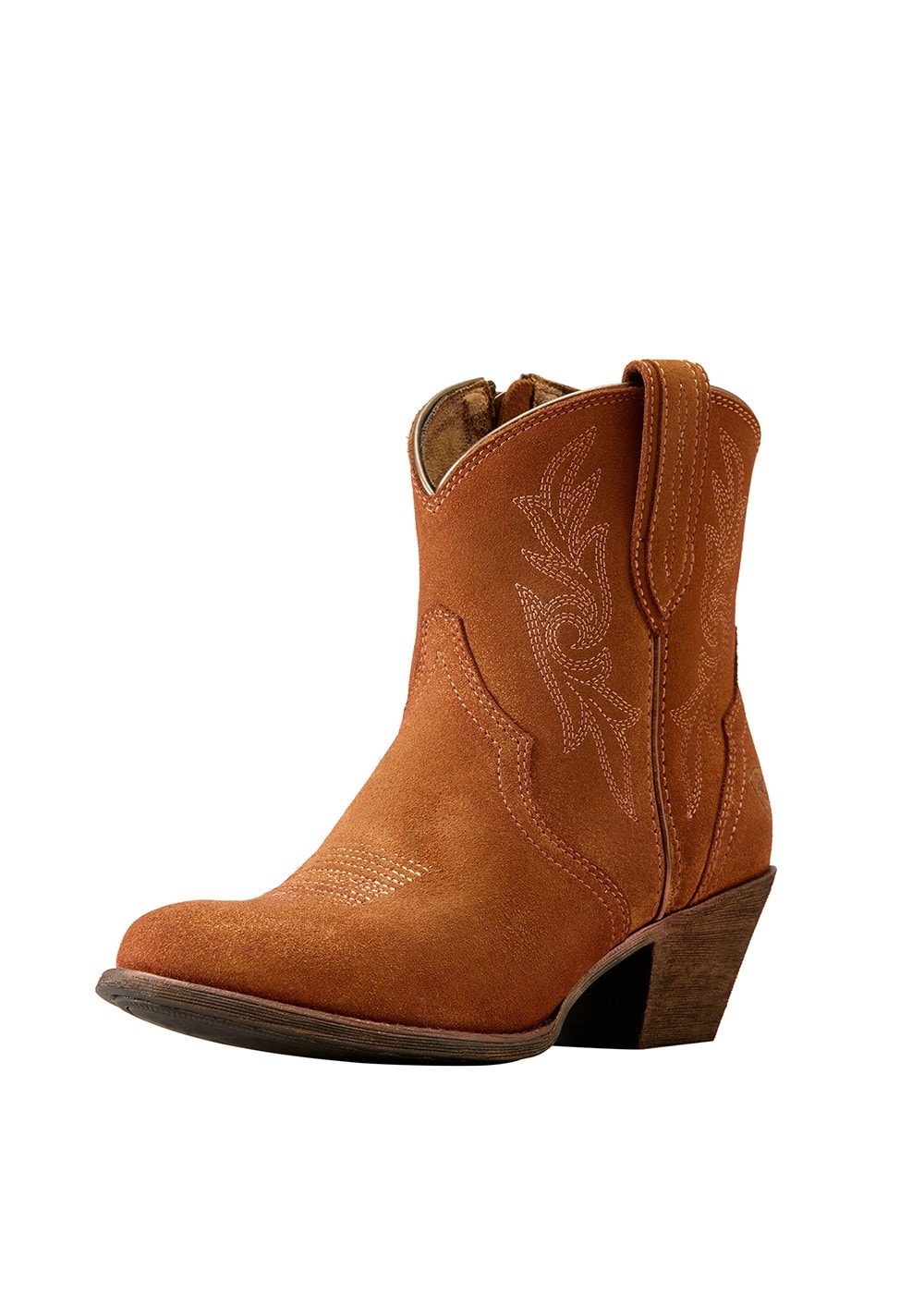 Harlan Western Boots - Walnut Suede - 6