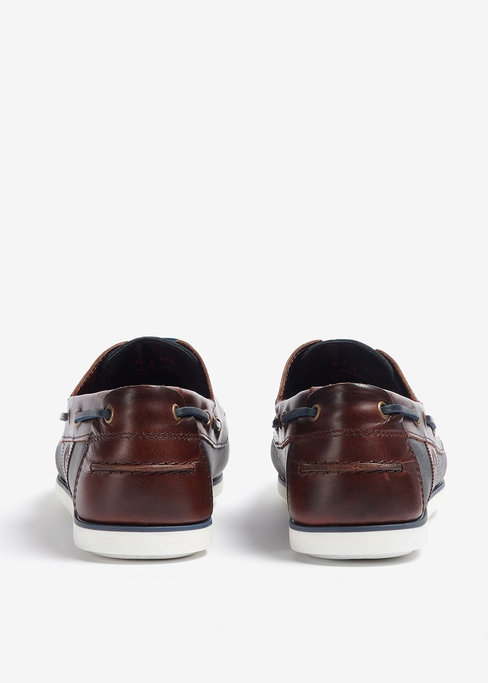 Wake Boat Shoes - Navy and Brown - 4