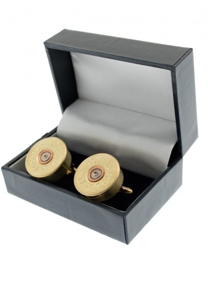 Gold Plated Cartridge Cufflinks