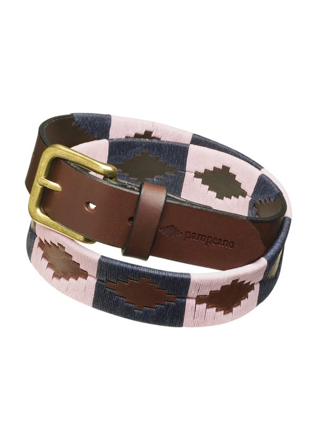 Hermoso 1.5" Polo Belt - Navy and Pink - 1