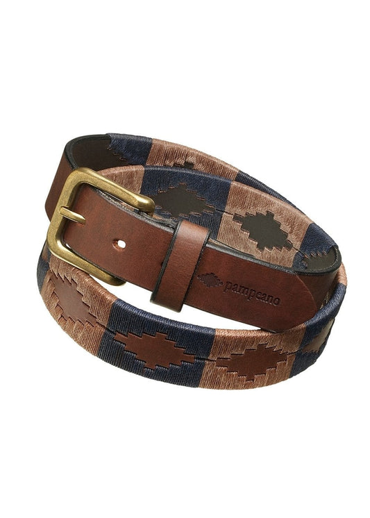 Jefe 1.5" Polo Belt - Navy and Brown - 1