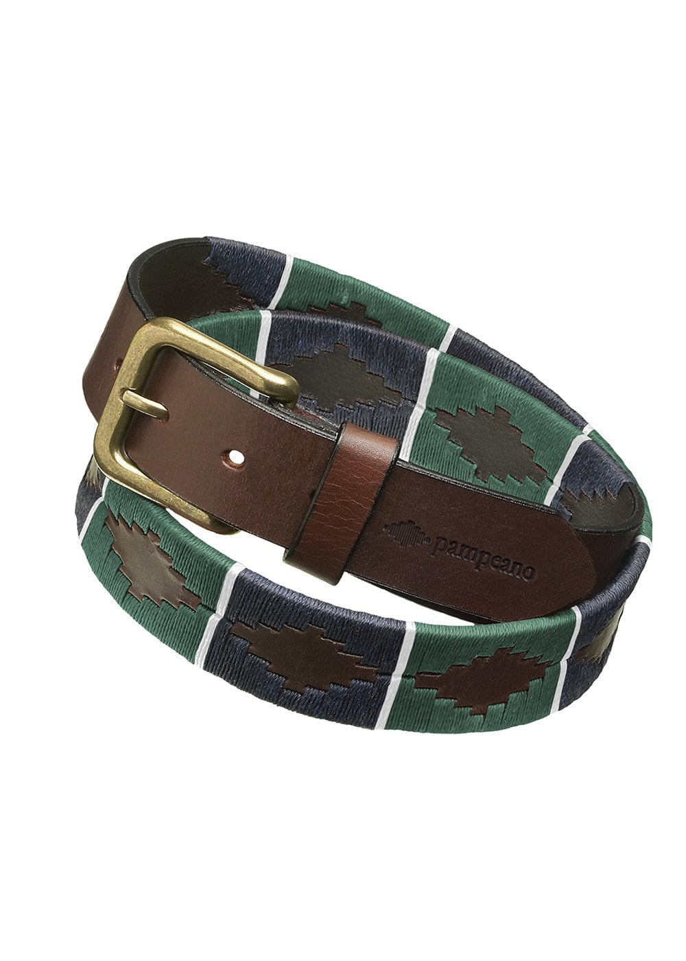 Vivaz 1.5" Polo Belt - Navy and Green - 1