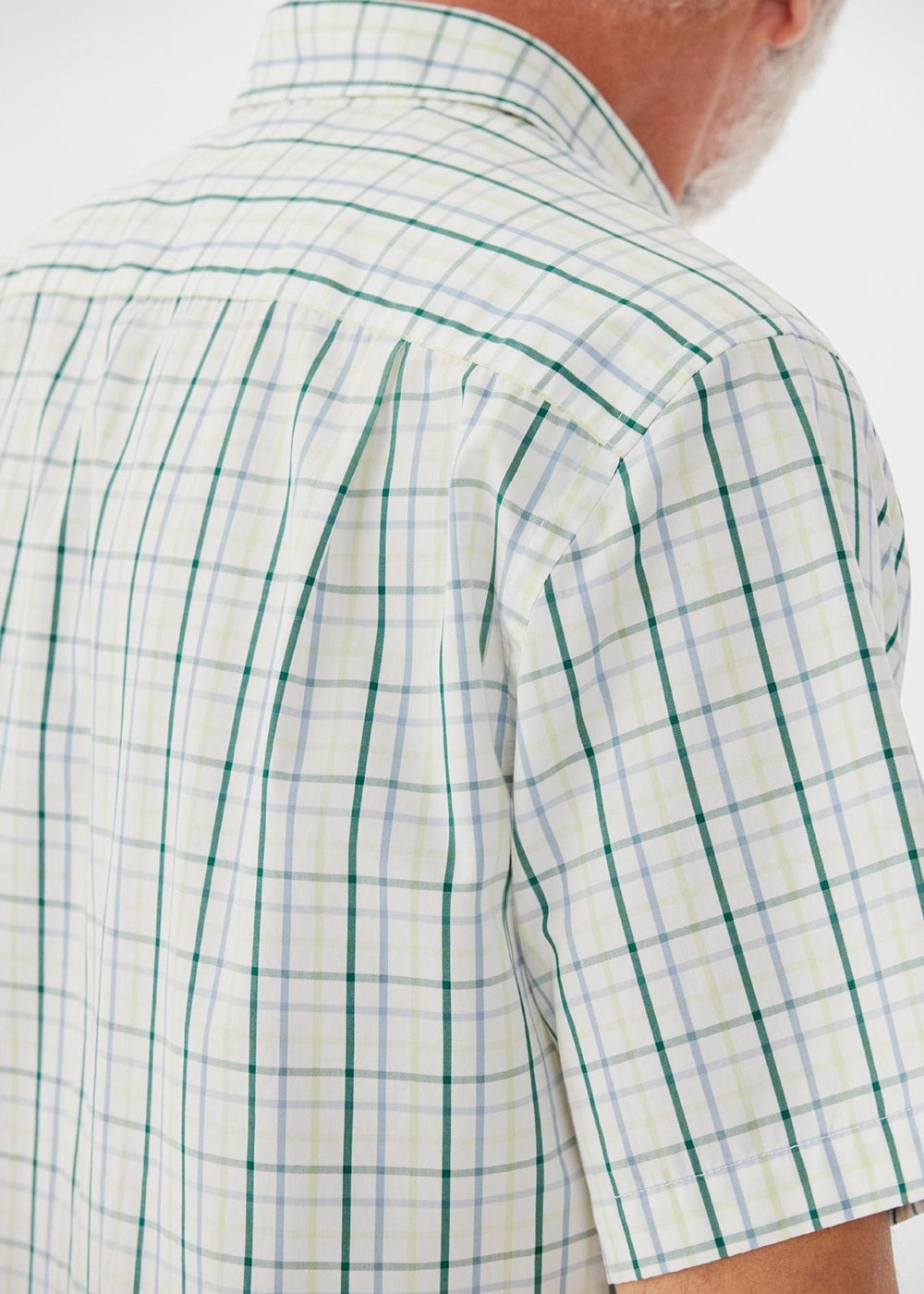 Hervey Shirt - White, Blue and Green - 5