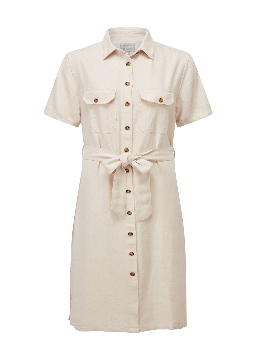 Daisy Linen Dress - Oat - 6