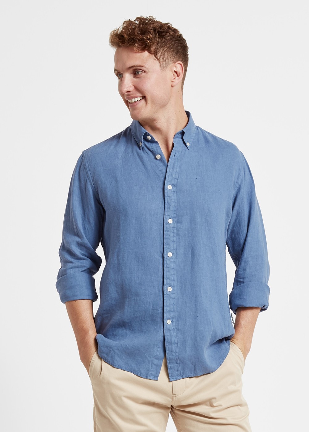 Walsingham Linen Shirt - French Navy - 2