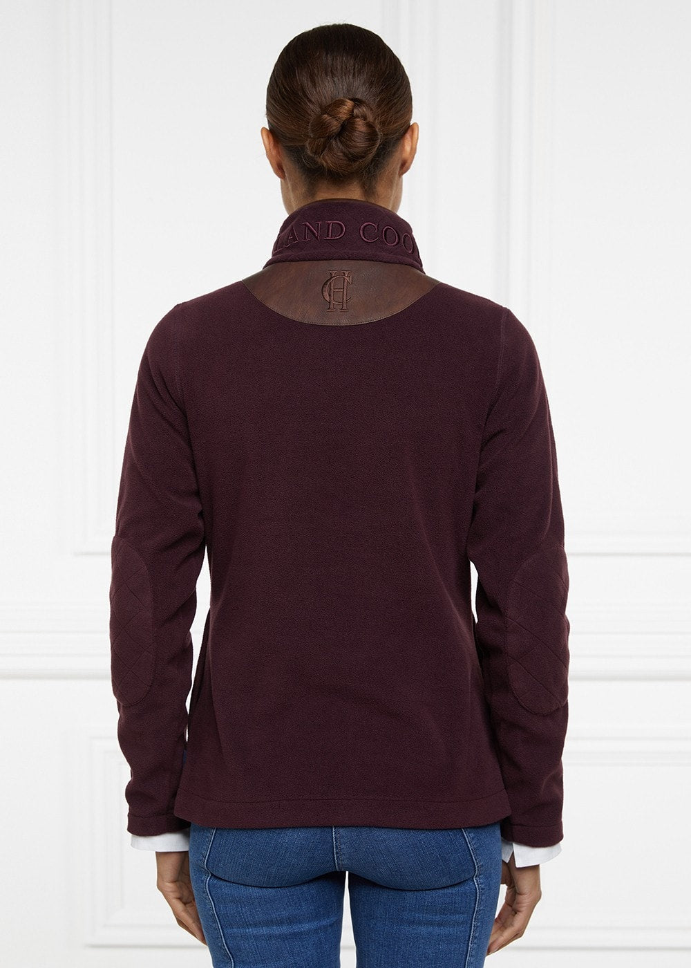 Country Fleece Half Zip - Mulberry - 4