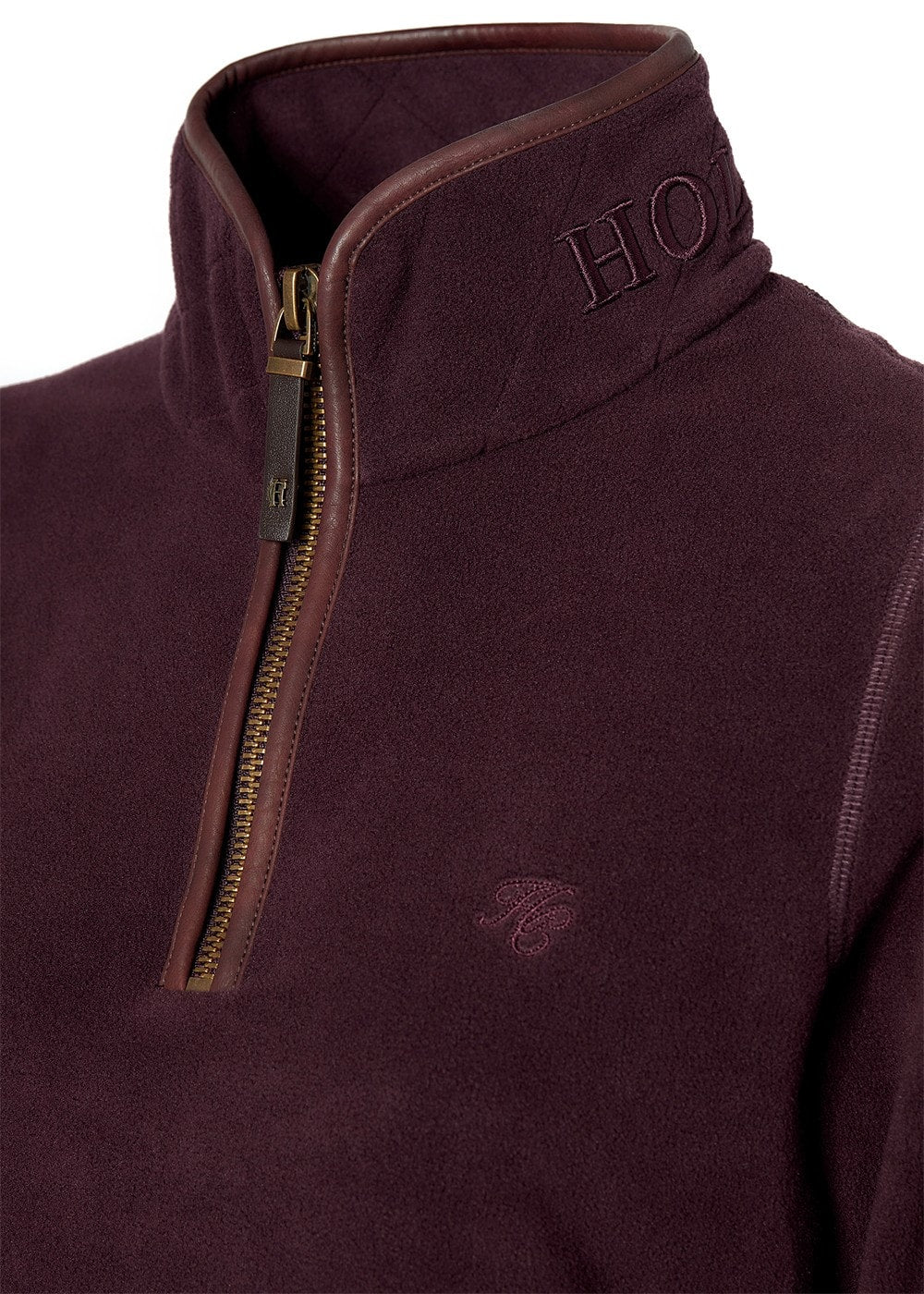 Country Fleece Half Zip - Mulberry - 7