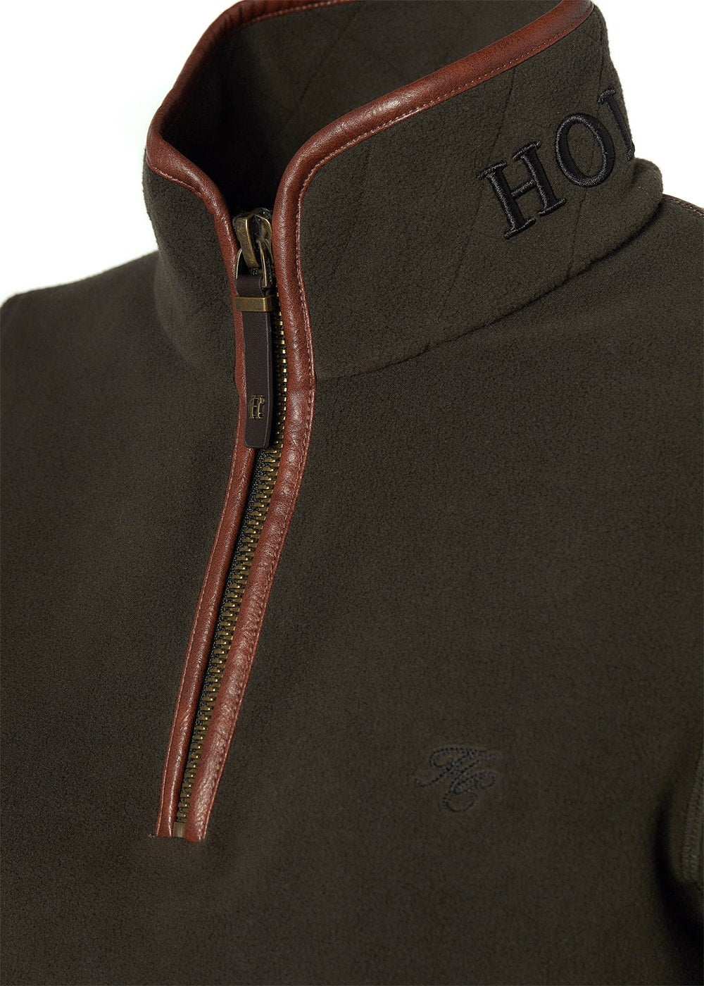 Country Fleece Half Zip - Khaki - 7