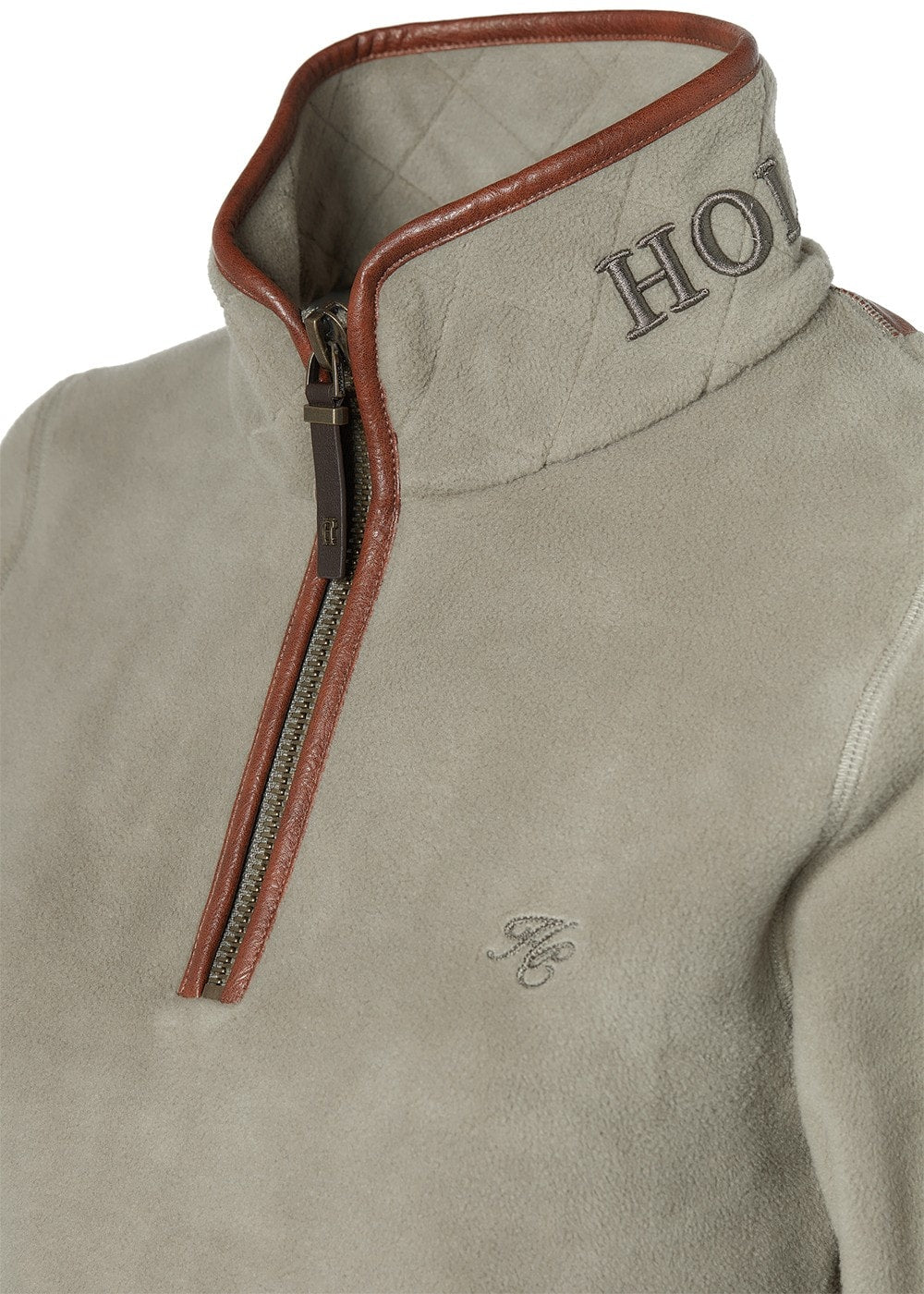 Country Fleece Half Zip - Sage - 8