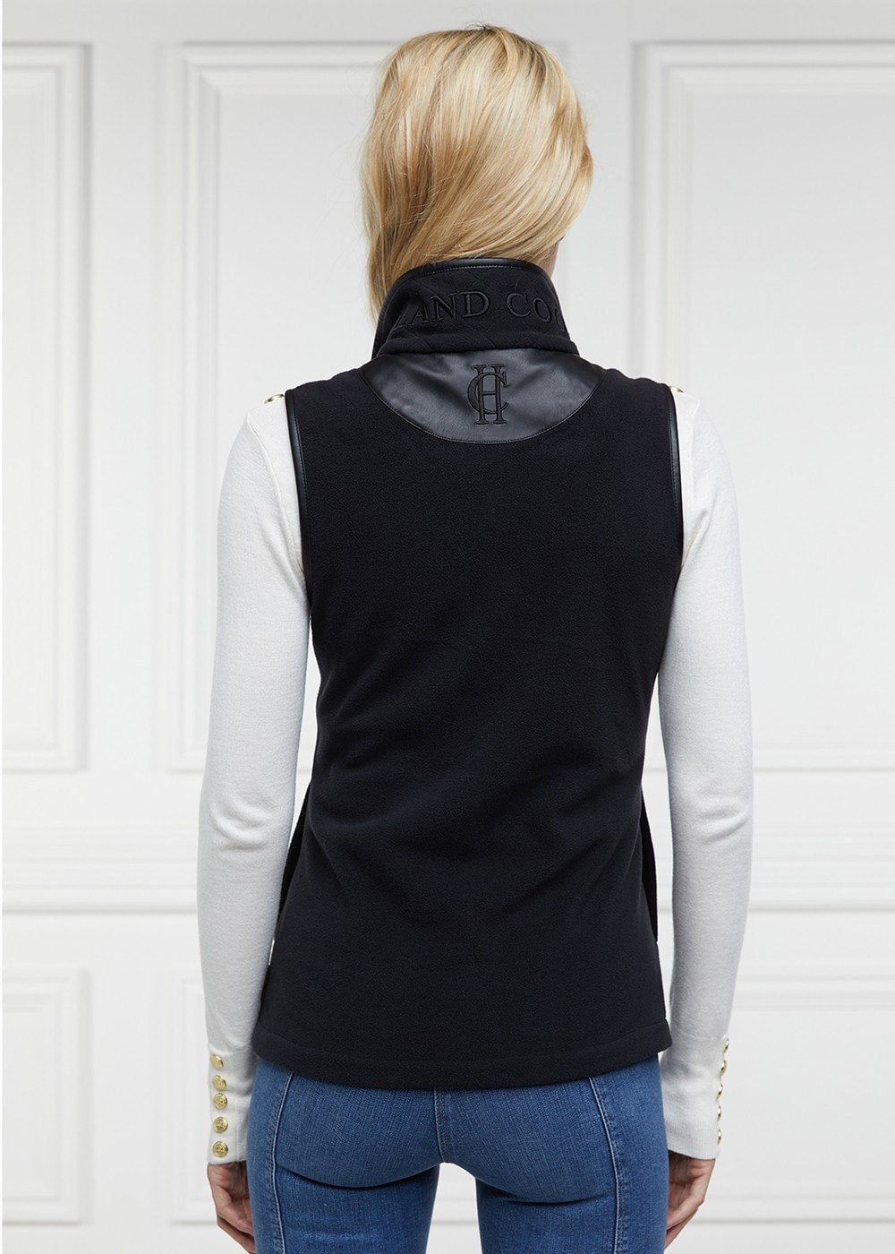 Country Fleece Gilet - Black - 4