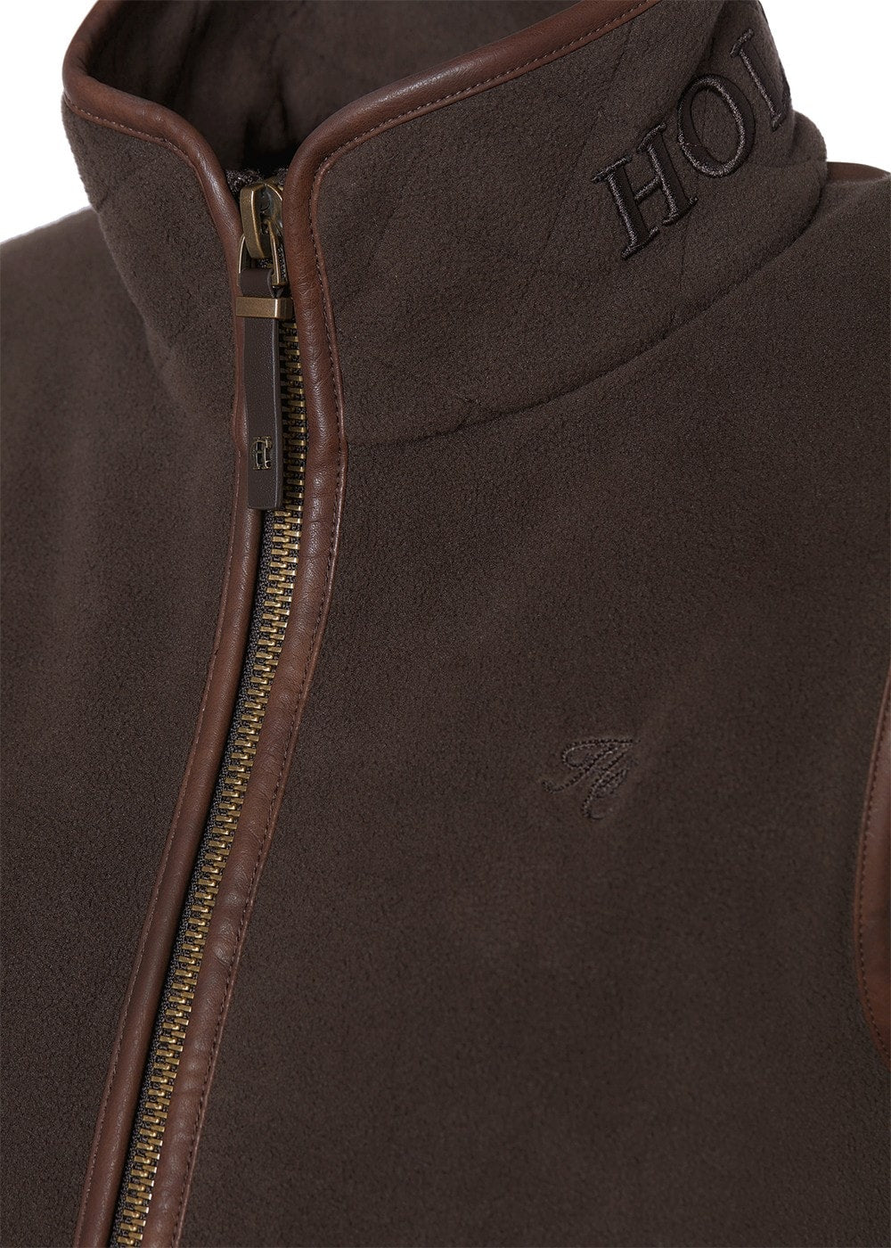 Country Fleece Gilet - Chocolate - 5