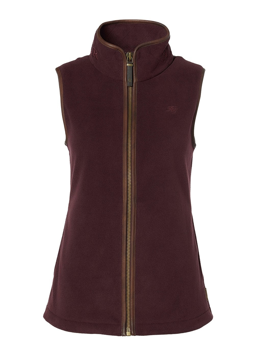 Country Fleece Gilet - Mulberry - 8