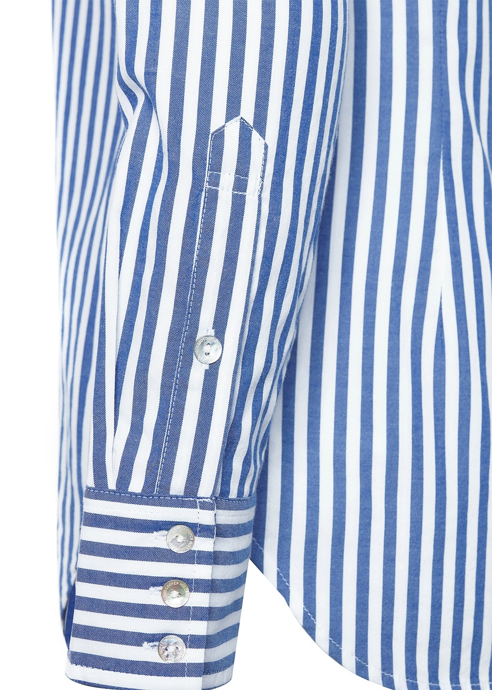 Classic Button Down Shirt - Navy Stripe - 6